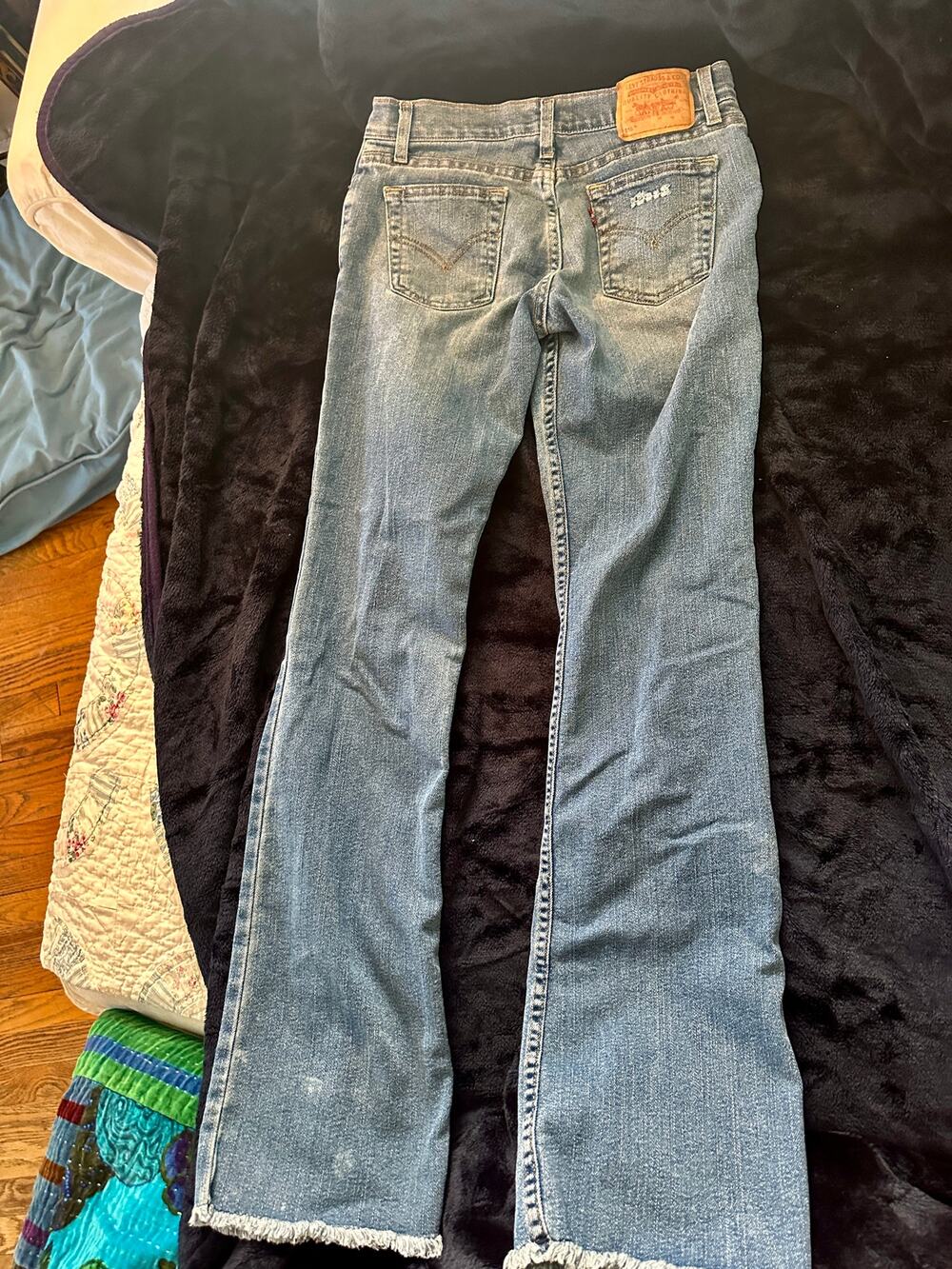 VINTAGE Y2K LEVI'S SUPERLOW BOOTCUT JEANS 5